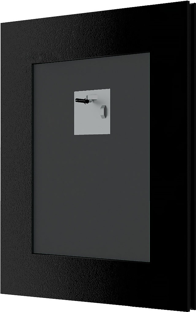 BY 3650 Зеркало в багетной раме - чеканка белая 70 mm EVOFORM Definite - Вид №1