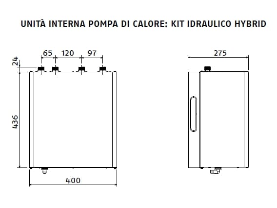 Многоэнергетическая гибридная жилая система RIELLO ADAPTO HYBRID ARCH-00001644 - Вид №2