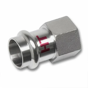 698270G221 SANHA 98270G пресс-фит. нерж.сталь, муфта перех.ВПр-ВР 22x1 мм