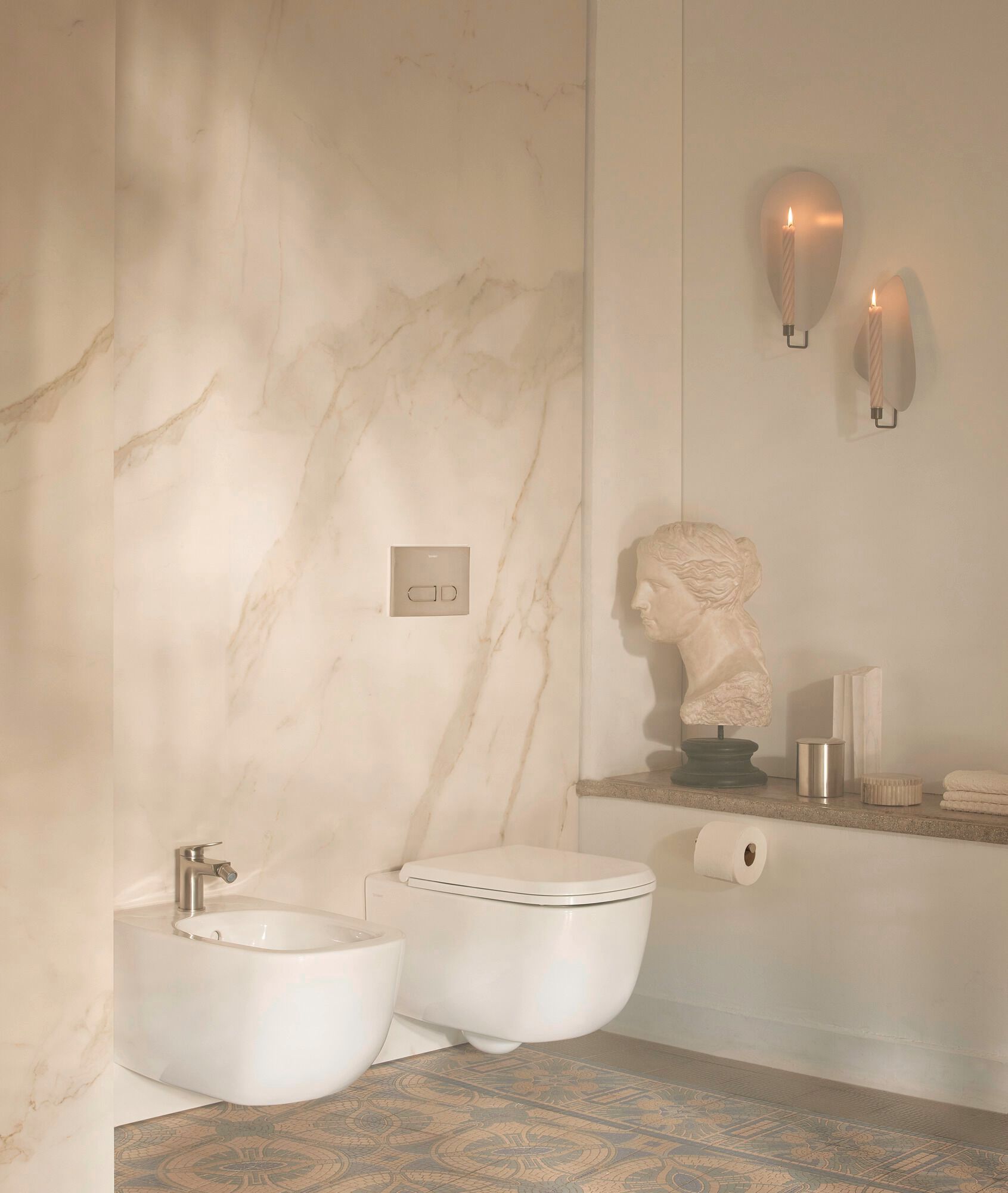 Керамическое подвесное биде с переливом Duravit Aurena ARCH-00065300 - Вид №3