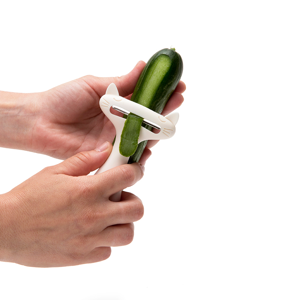 PE887 Пиллер для овощей catpeeler белый Peleg Design  - Вид №2