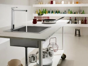 Nobili Rubinetterie Смеситель для кухни хромированный с поворотным изливом Up Up94713cr