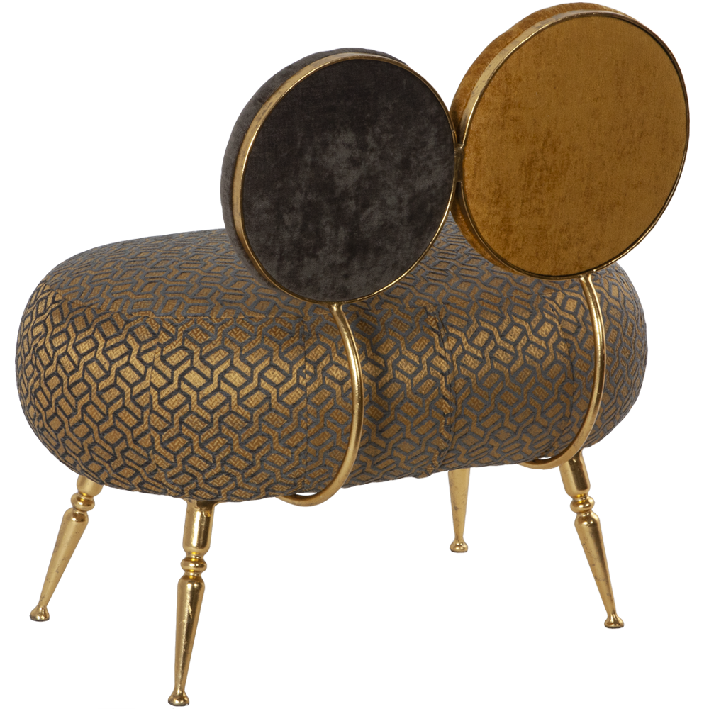 14034 Банкетка Французик Люкс Голд BOGACHO 4627174556216 - Вид №3