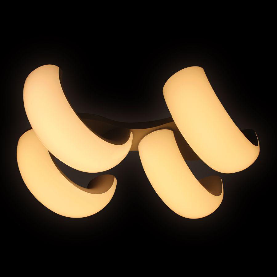 Потолочная светодиодная люстра Ambrella light Orbital Cloud FC11/4 WH 80W D620*500 AMBRELLA LIGHT ORBITAL CLOUD 220087 Белый  - Вид №3