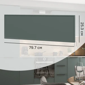 Фасад выдвижного ящика Инта 79.7x25.3 см KONSENSA МДФ цвет зеленый 89417484 STLM-2001109