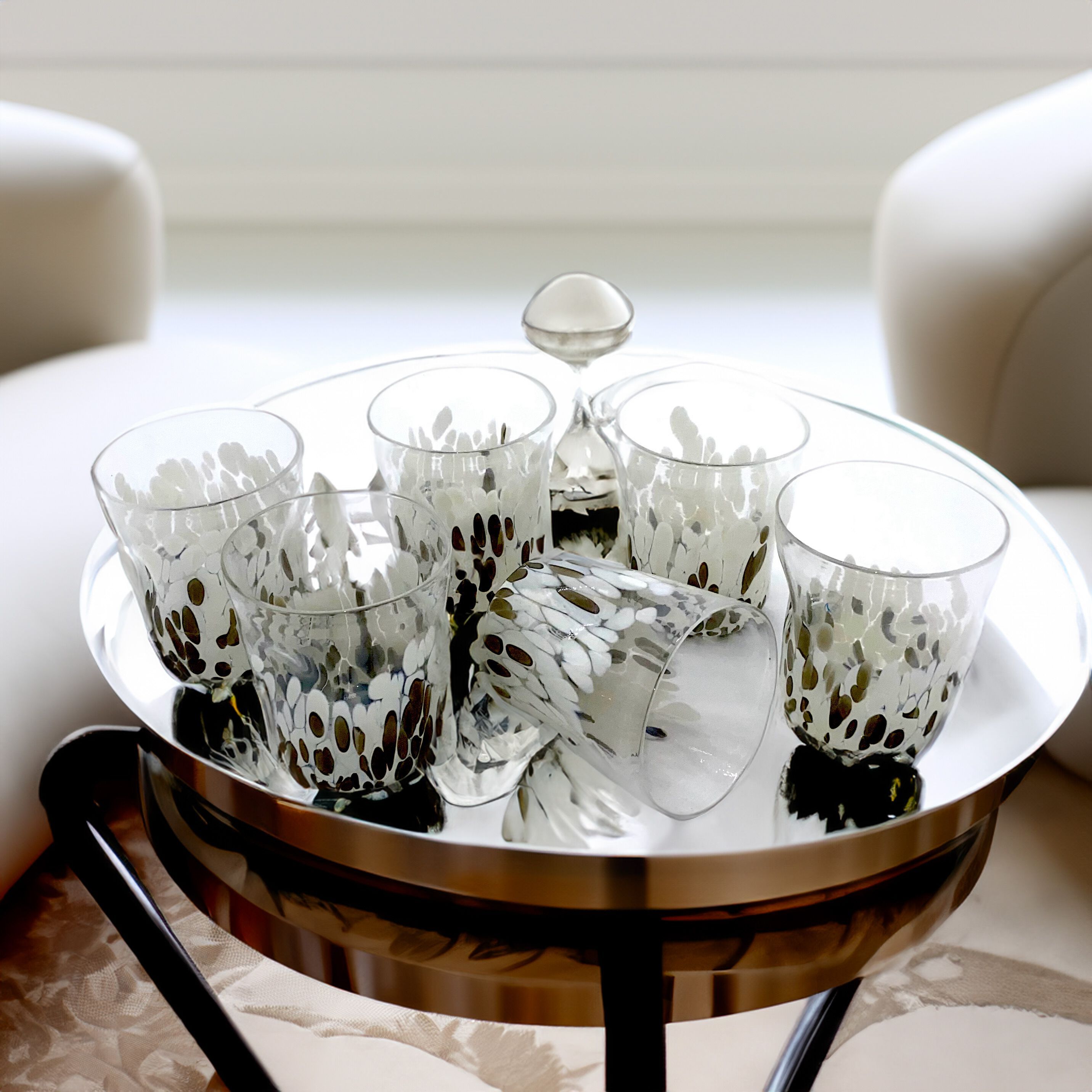 Набор из шести стаканов из муранского стекла ручной работы YourMurano готы ARCH-00105040 - Вид №4