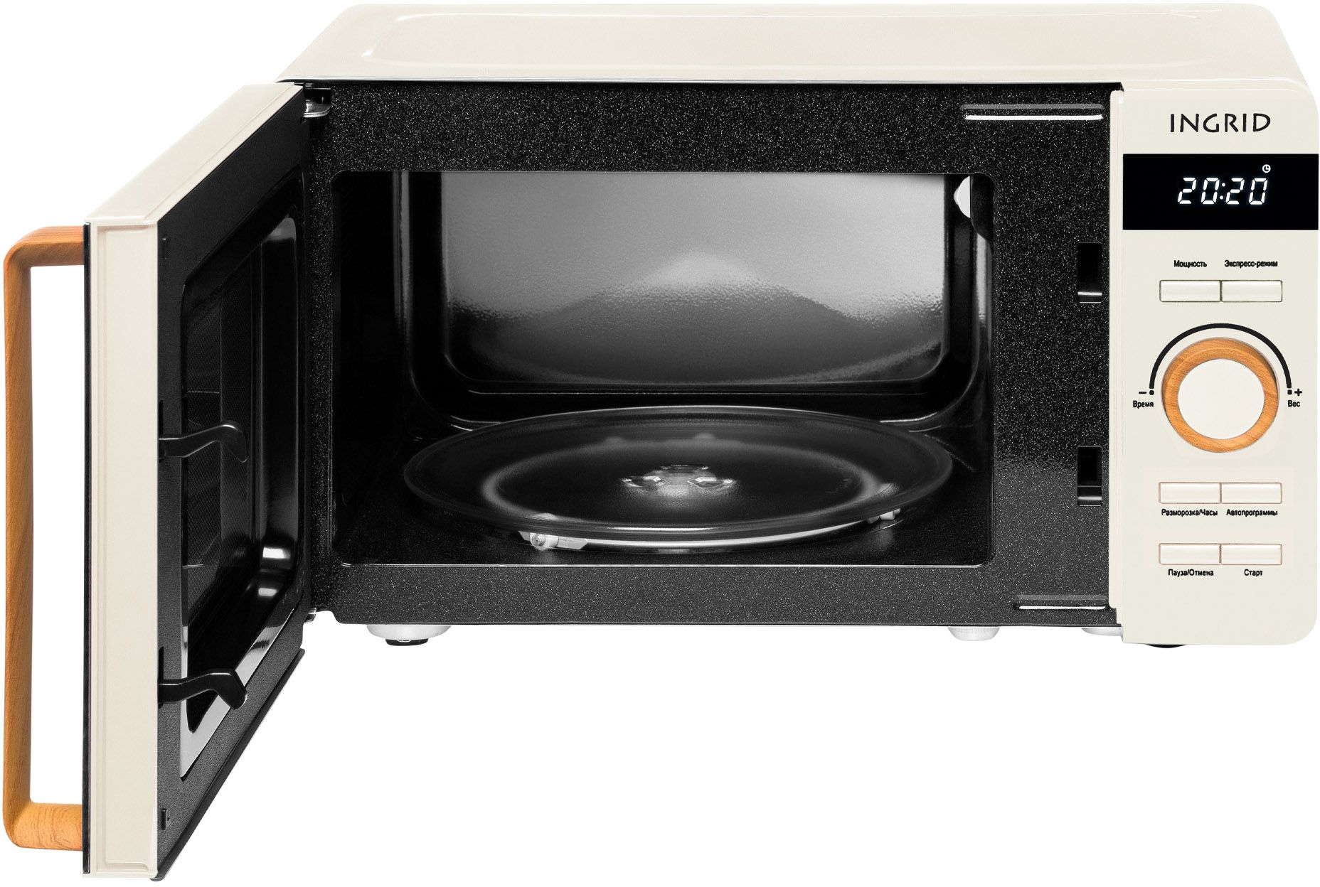 9054304 Микроволновая печь Tesler INGRID ME-2044 бежевый STDN-0131875 - Вид №2
