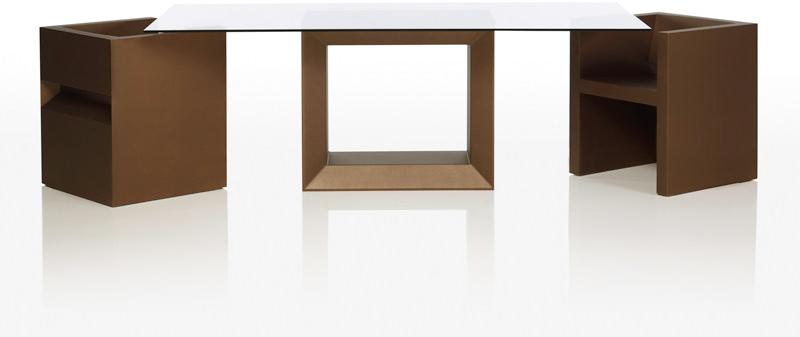 VONDOM Прямоугольный садовый стол Vela sun-id-1401760 - Вид №1