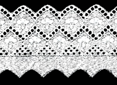 1464 Шитье 75 мм белый Gamma 