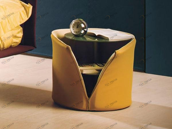 Lago Тумбочка прикроватная круглая Colletto sun-id-1405475