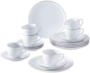 050466O69896C Kaffeeset 18 штук 6 человек черный городской линии (с небольшими недостатками) Kahla-porzellan