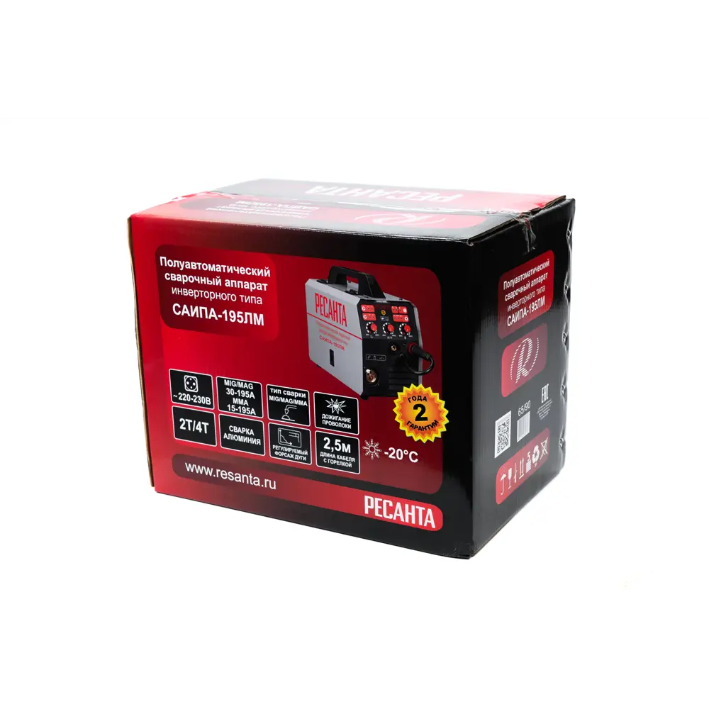 Инверторный сварочный полуавтомат Ресанта САИПА195ЛМ 200А 83307015 STLM-0040319 - Вид №15