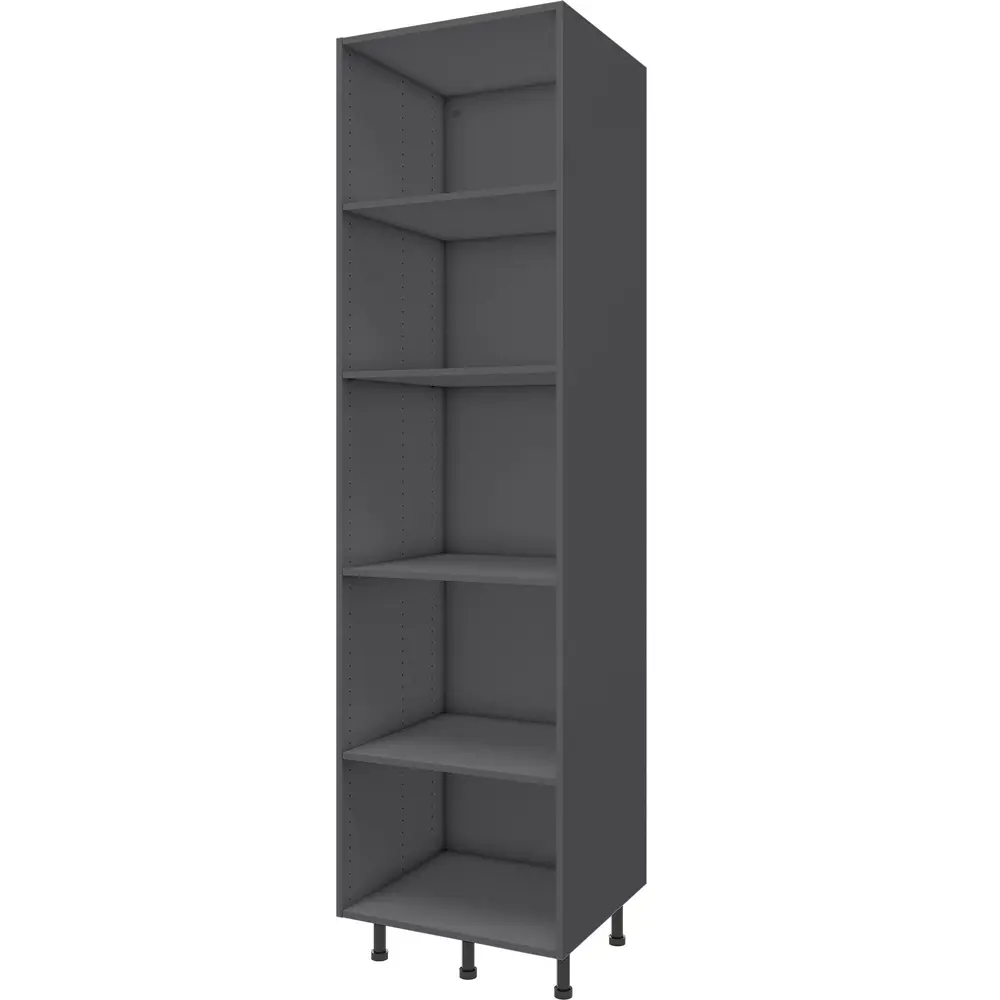 Шкаф-колонна для кухни 60x215x56 см, серый ЛДСП 89413175 Santreyd STLM-1582295