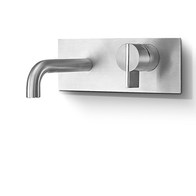 INS 034 Настенный Смеситель Для Умывальника Linki INSERT Сатиновая Сталь INS 034 S 272