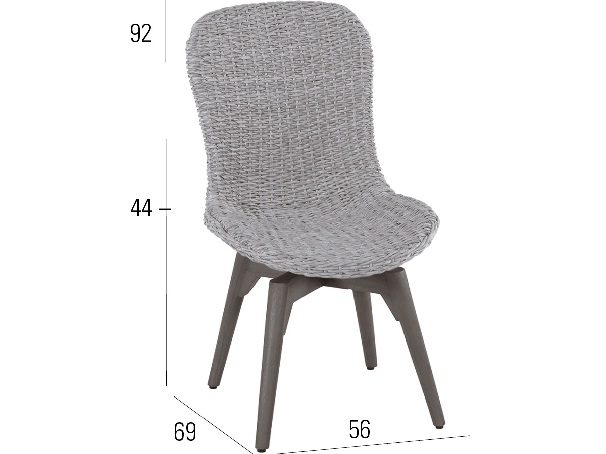 68.00.0381 Орландо твист стул устрица Mbm  - Вид №2