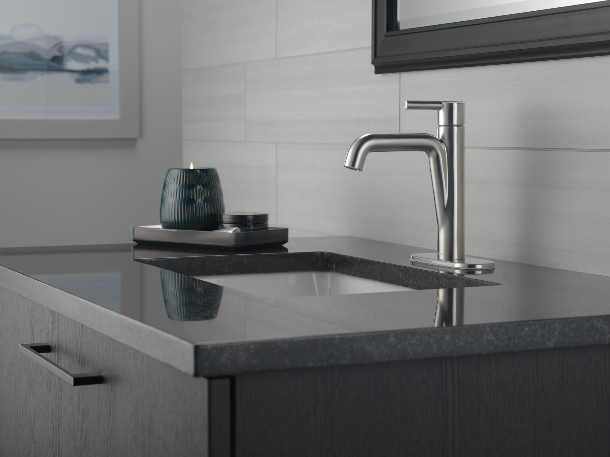 15849LF-SS Смеситель для ванной с одной ручкой Delta Faucet Nicoli Нержавеющая сталь  - Вид №3