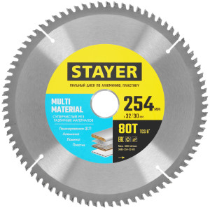 Диск пильный STAYER 3685-254-32-80 9107174