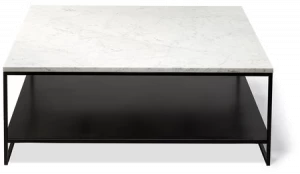 Ethnicraft Квадратный журнальный столик из каррарского мрамора Anders 60074