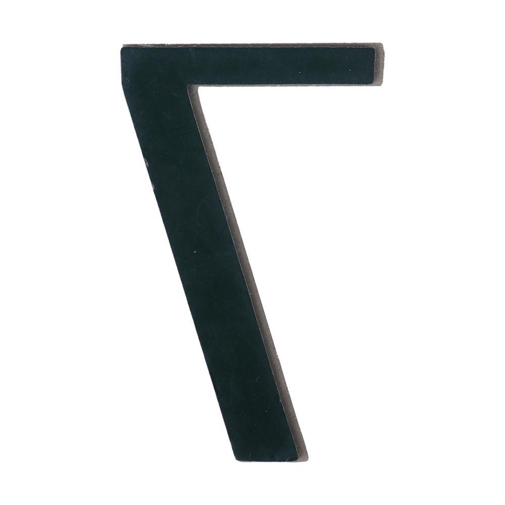 Дверной номер  «7», 37х5х60 мм, серебро LJPS0072 Public Steel Россия  - Вид №1