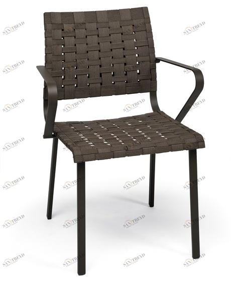Roberti Садовый стул из стали с подлокотниками Hamptons graphics sun-id-1469900