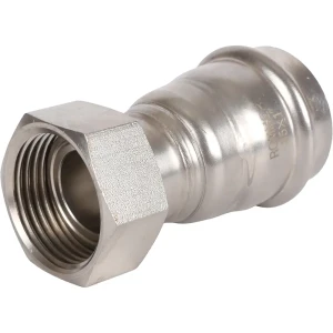 Муфта переходная Rommer 1"x35 мм с накидной гайкой ВПр-ВР нержавеющая сталь