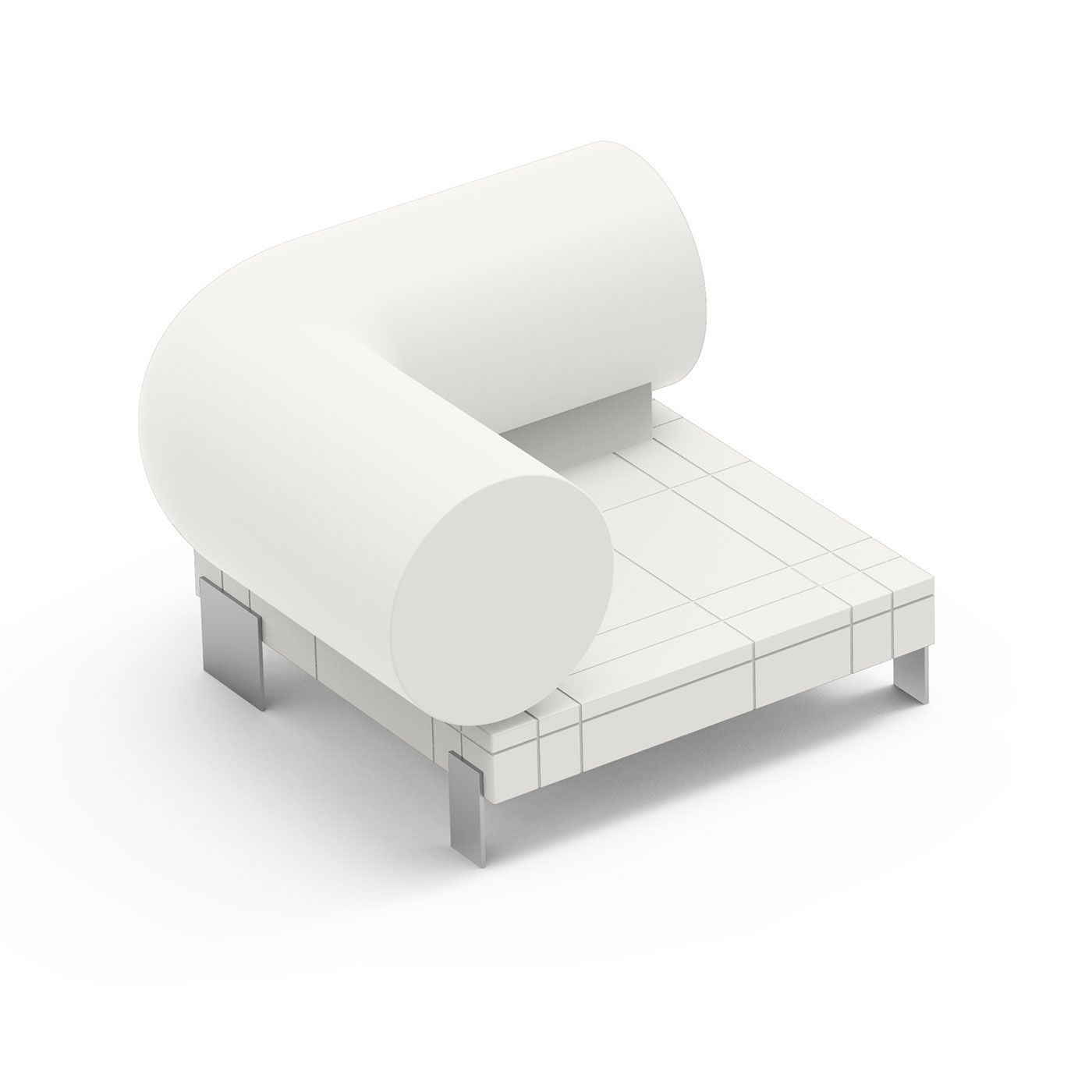 Полиэтиленовый садовый диван Lyxo Design RHOR ARCH-00023646 - Вид №9