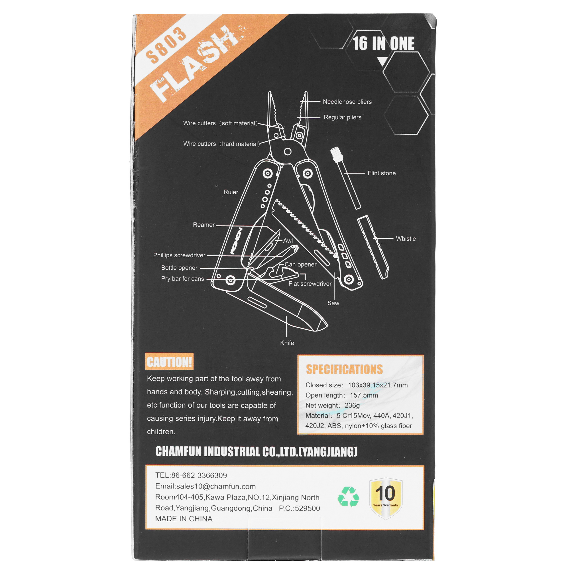 Мультитул Roxon Flash S803 9921384 STDN-0106533 - Вид №9