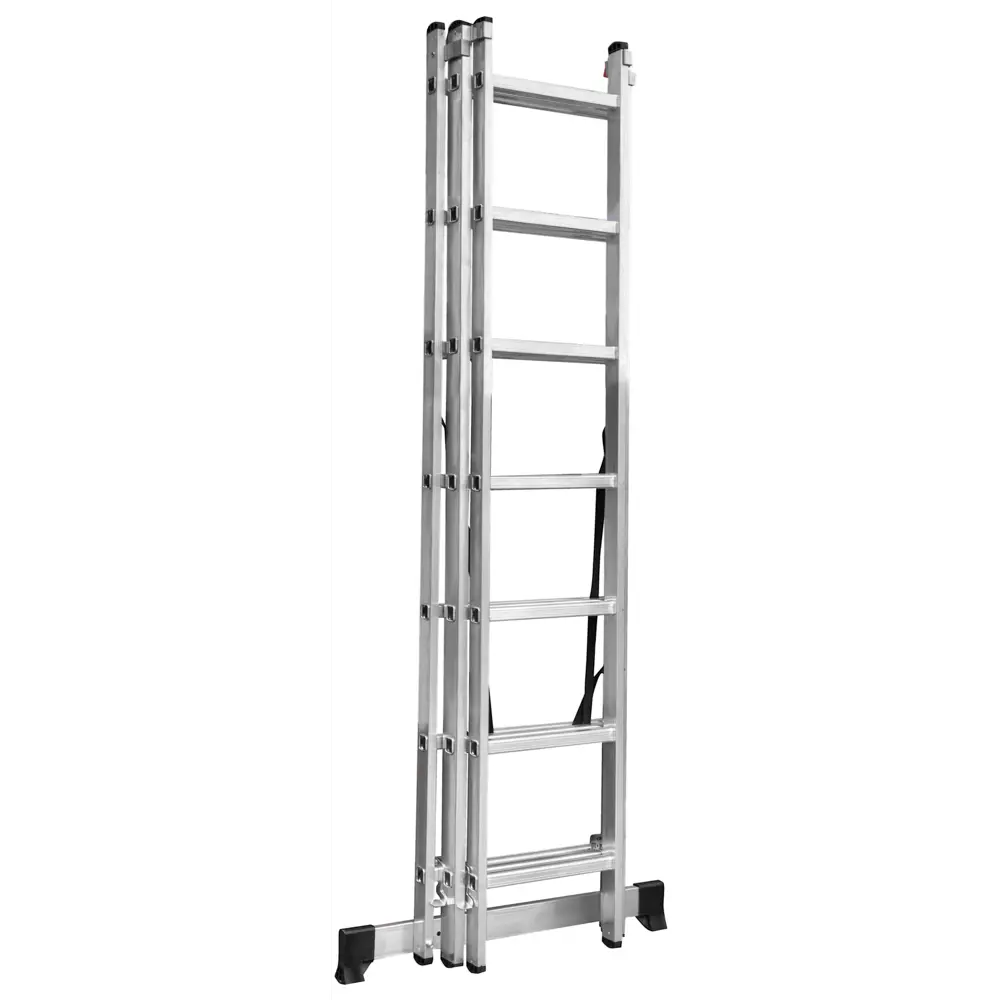 Лестница раскладная выдвижная 3-секционная Standers 3.08 м 7 ступеней STLM-2116789 - Вид №3