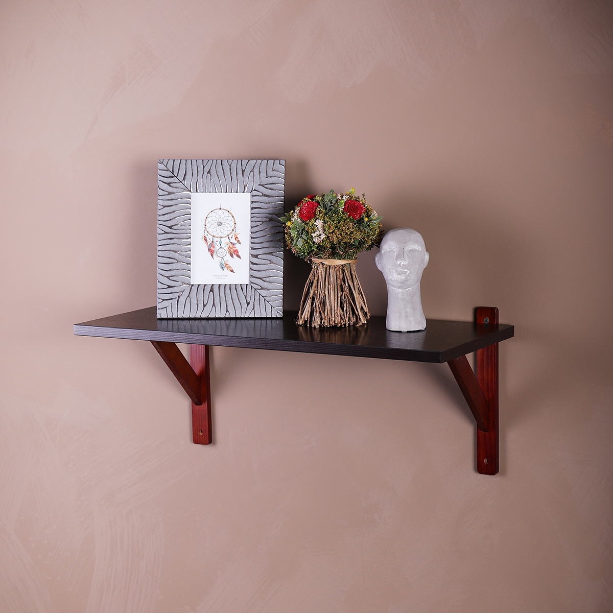 Кронштейн  Деревянный № 15, 200x250 мм, орех LJPS0103 Public Steel Россия  - Вид №4