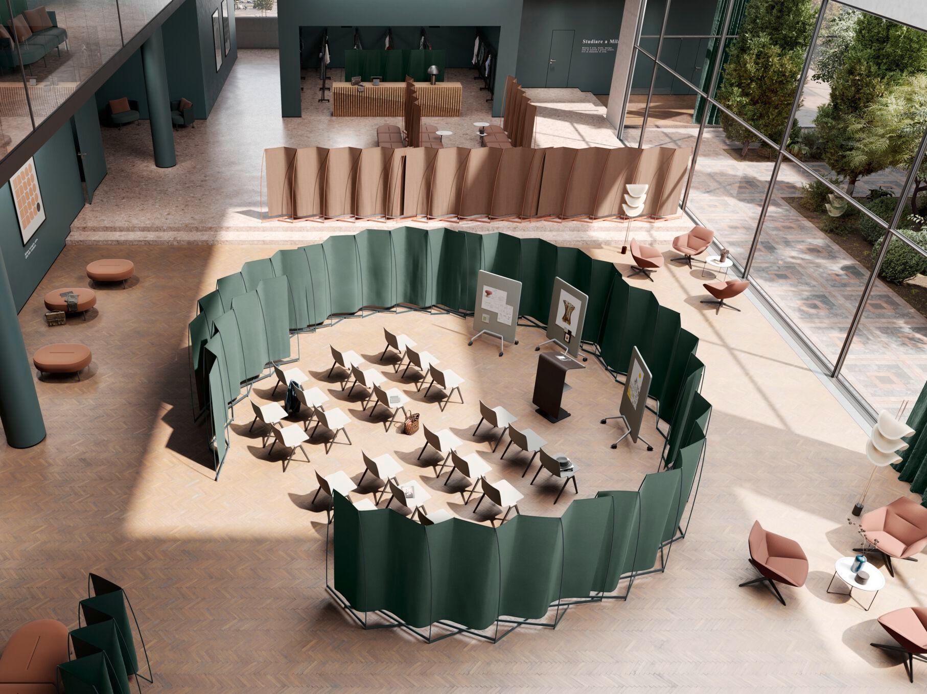 Отдельно стоящая офисная перегородка Brunner foild ARCH-00126232 - Вид №1