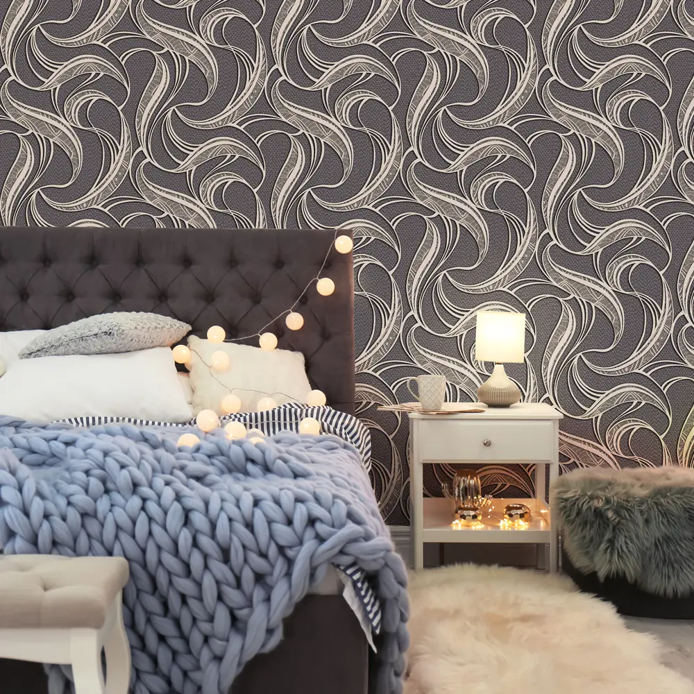 Обои флизелиновые Аспект Парадиз серые 1.06 м 70247-42 АСПЕКТ РУ STLM-2093852 - Вид №2