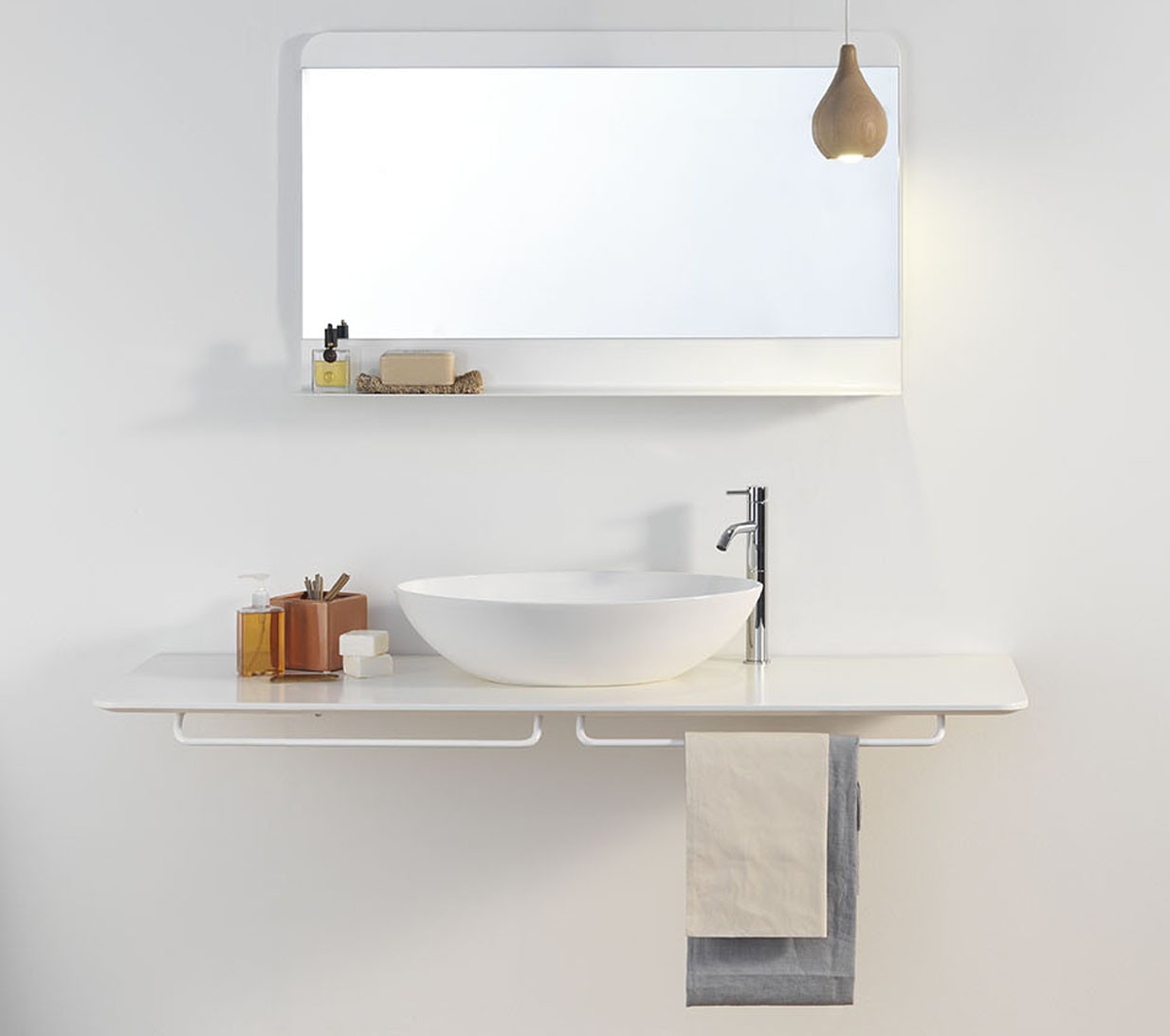 outletEXBELLB.CO Накладная раковина на столешницу  прямоугольная Ex.T  - Вид №5