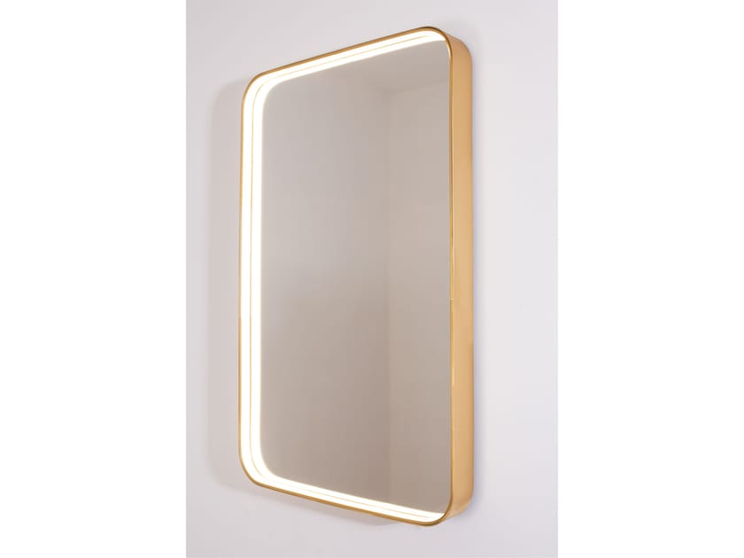 Прямоугольное зеркало со встроенным настенным освещением BRG ILLUMINAZIONE SATURNO ARCH-00147158