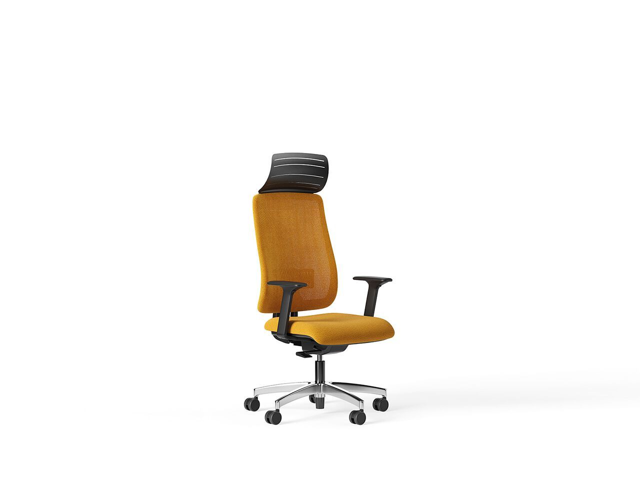 Тканевый поворотный офисный стул с подголовником FREZZA Дензел ARCH-00071306 - Вид №4