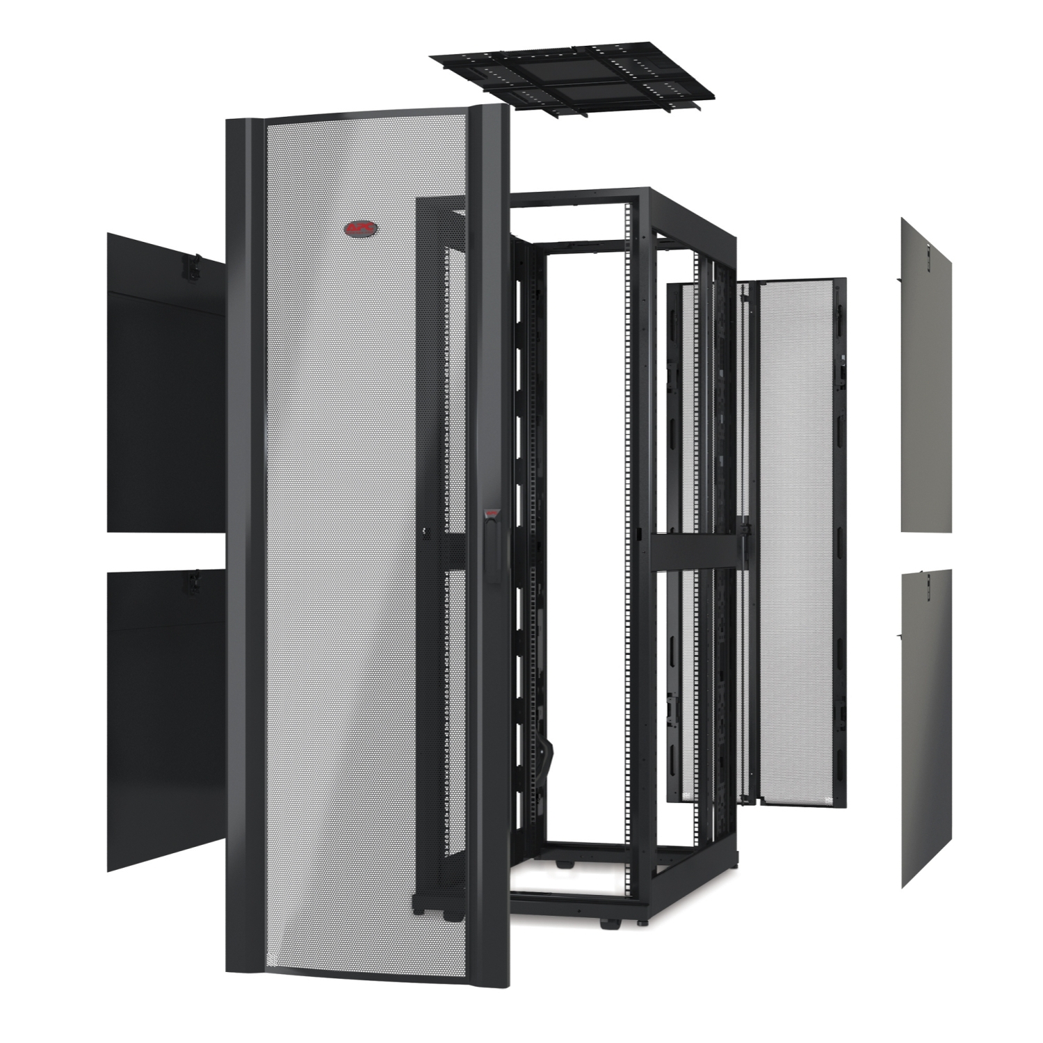 AR3150X610 Шкаф NetShelter SX 42U 750х1070мм, без дверей, черный Schneider Electric 