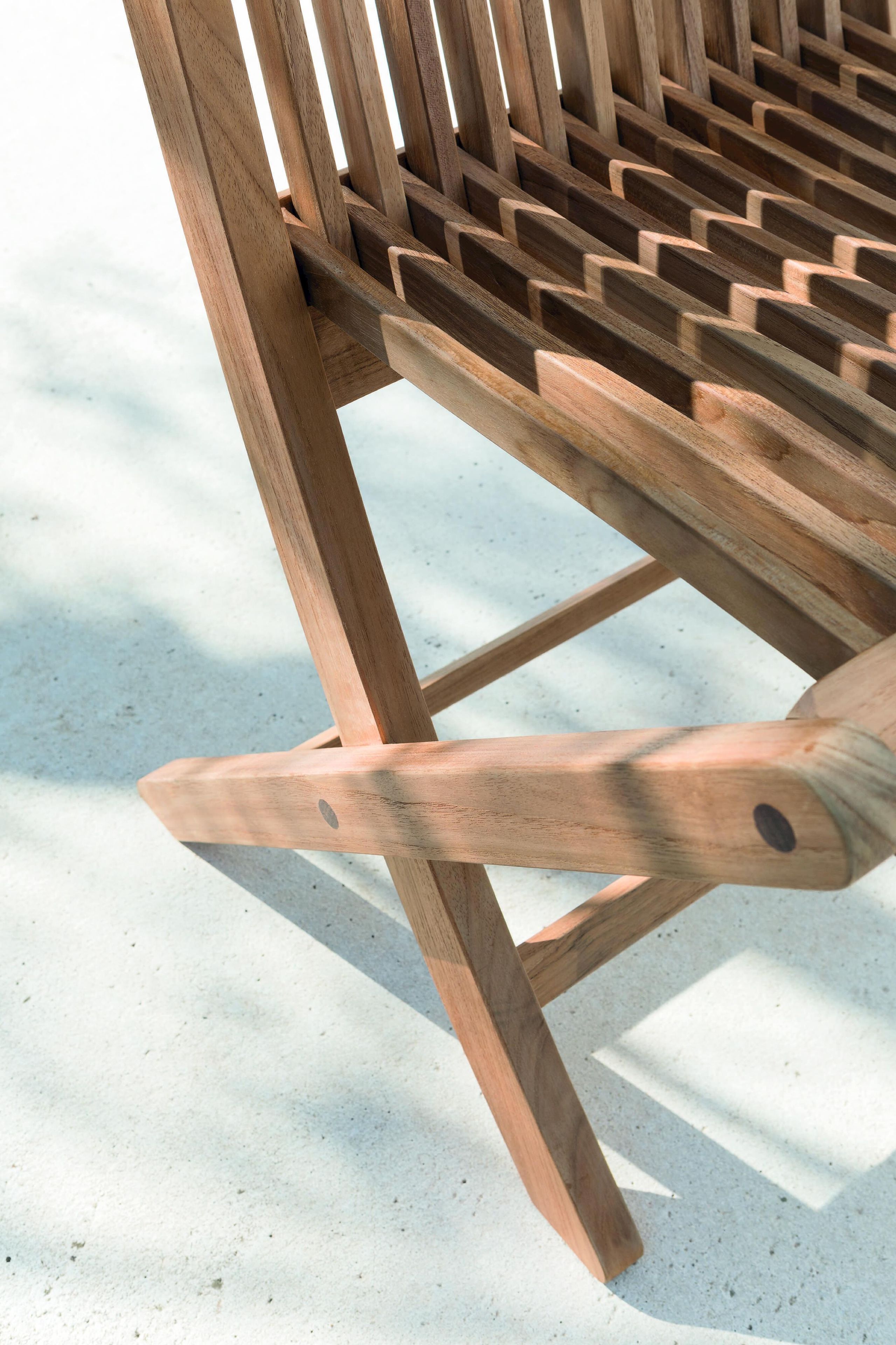 Складной стул из тикового дерева Unopiù Chelsea ARCH-00043578 - Вид №7