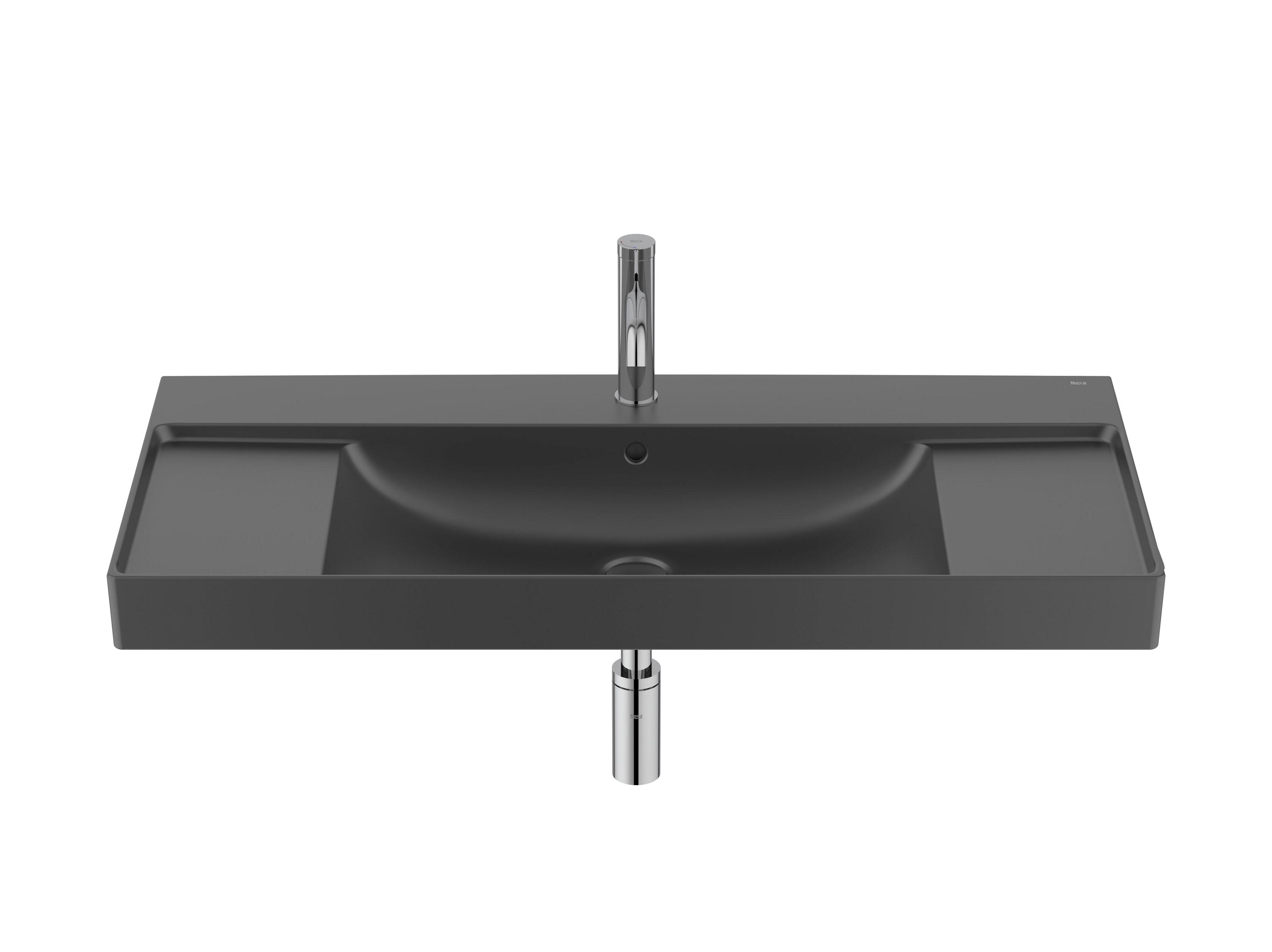 Керамическая одиночная подвесная раковина с столешницей Roca Ona ARCH-00063132