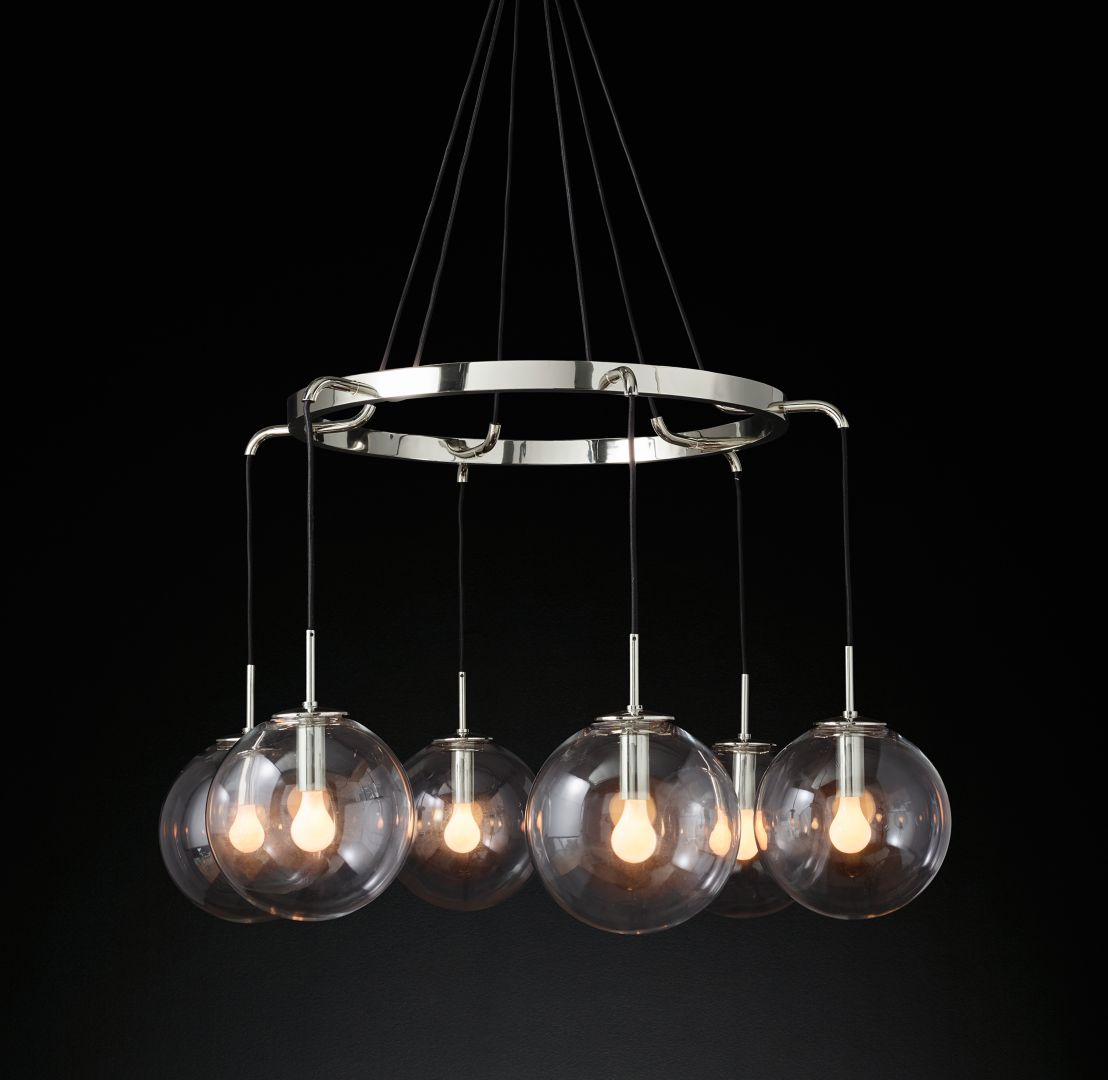 Подвесной светильник Languedoc 6 от Delight Collection KG0838P-6 DELIGHT COLLECTION ДИЗАЙНЕРСКИЕ 243890 Хром  - Вид №2