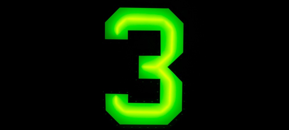 007025 Светильник цифра 3 Delightfull Graphic - Вид №2