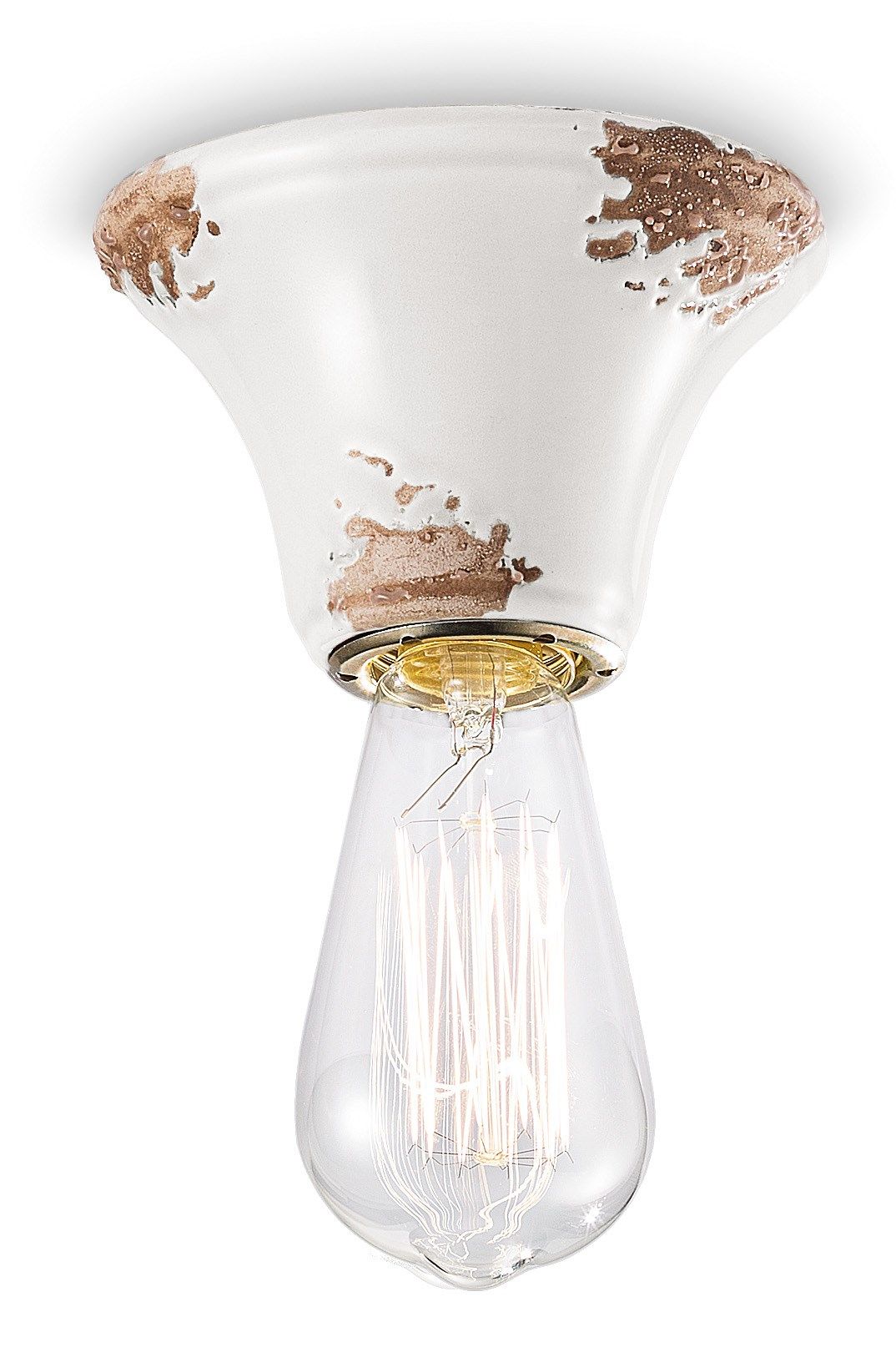 Круглый керамический потолочный светильник FERROLUCE Винтаж ARCH-00030912 - Вид №25