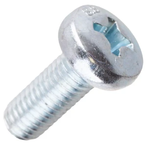 Винт крепежный DIN 7985 10×25 мм с цинковым покрытием (6 шт) 89413898