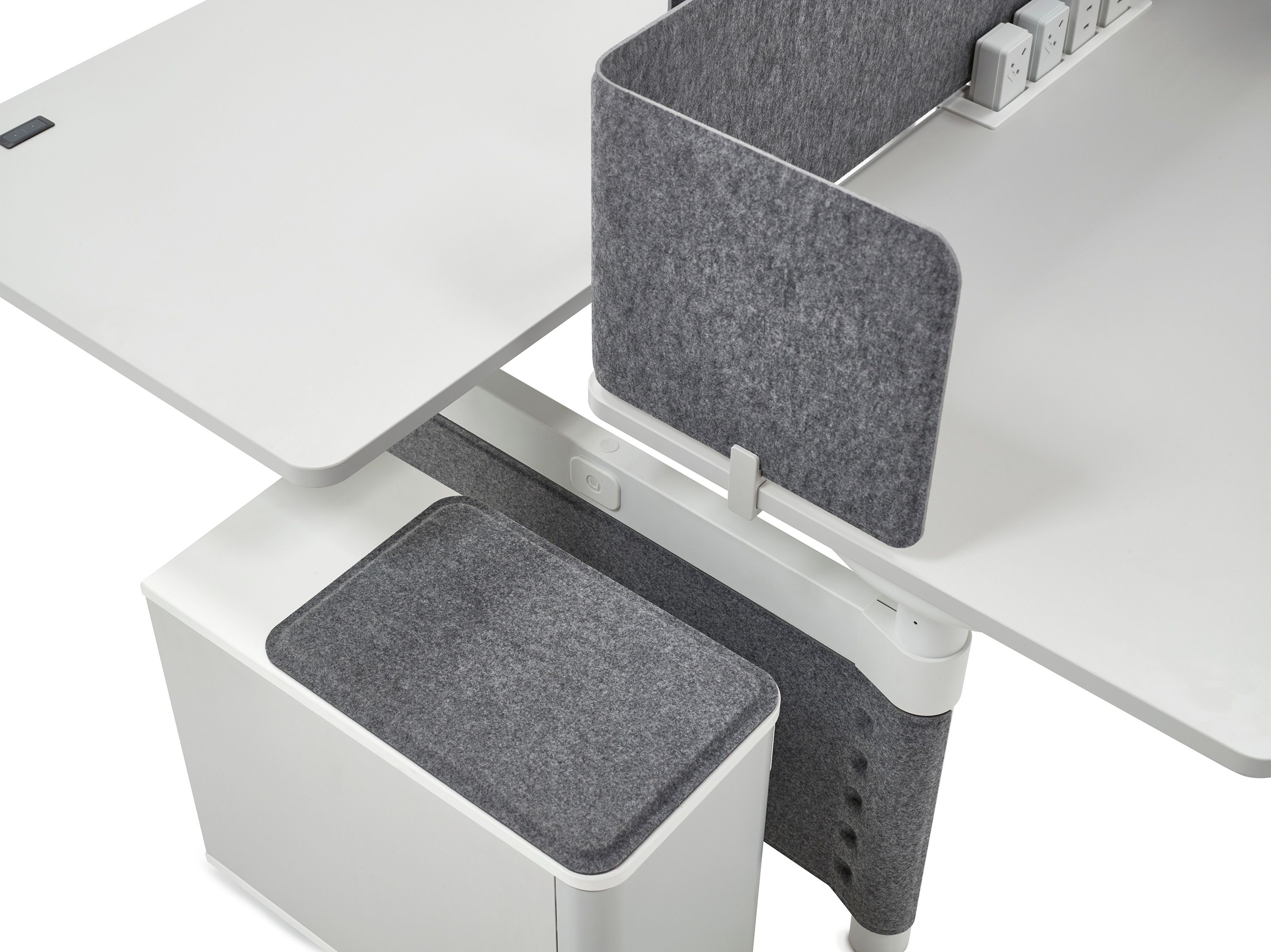 Секционный стол с регулируемой высотой и встроенной полкой Herman Miller ARCH-00095392 - Вид №5