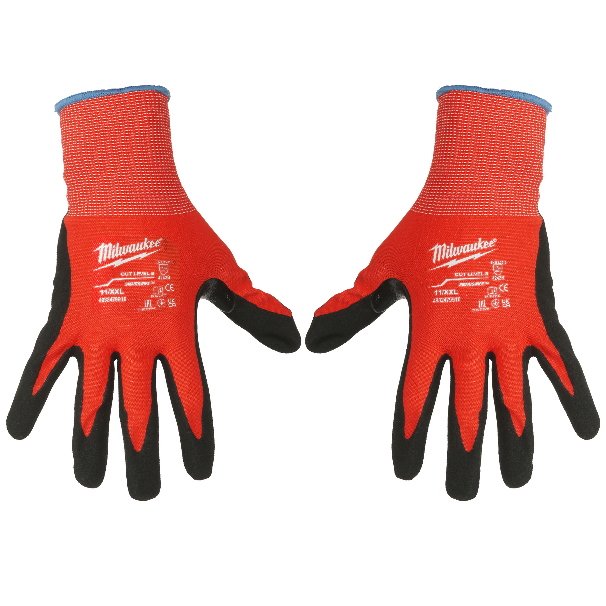 Перчатки трикотажные Milwaukee Cut level 2/B 11/XXL 5478009 STDN-0062335