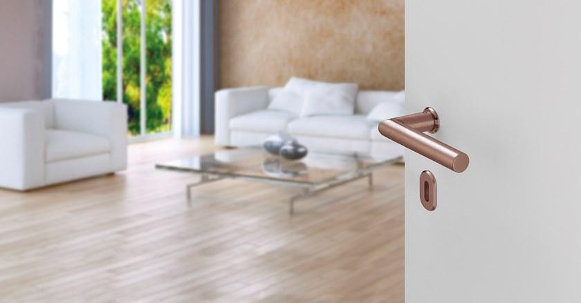 HOPPE Ручка из нержавеющей стали на розетке с накладкой Amsterdam sun-id-1456102 - Вид №3