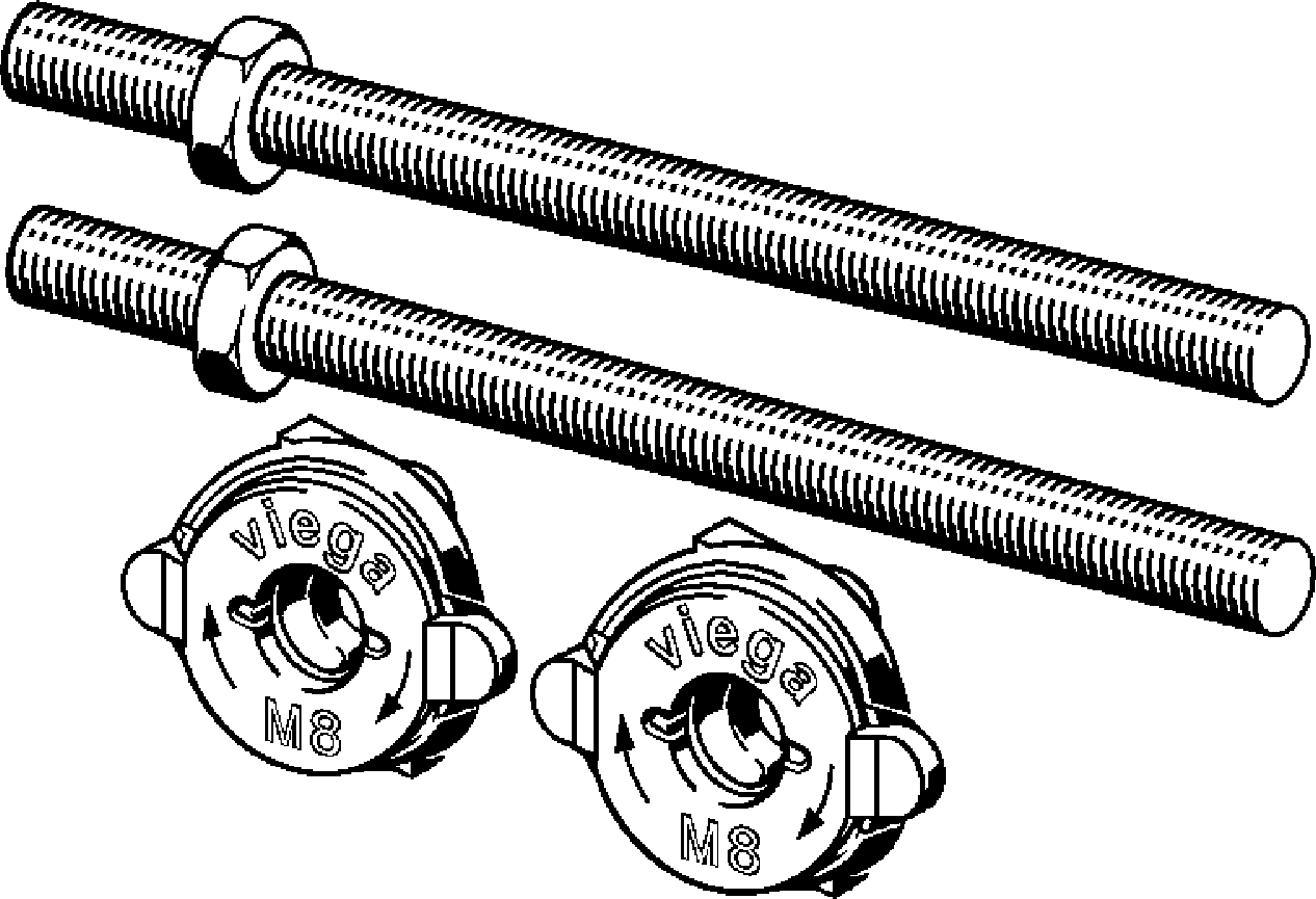 Системная техника  Аксессуары/запасные части  Аксессуары VIEGA 789 299 Модель 8580.54 Santreyd  - Вид №1