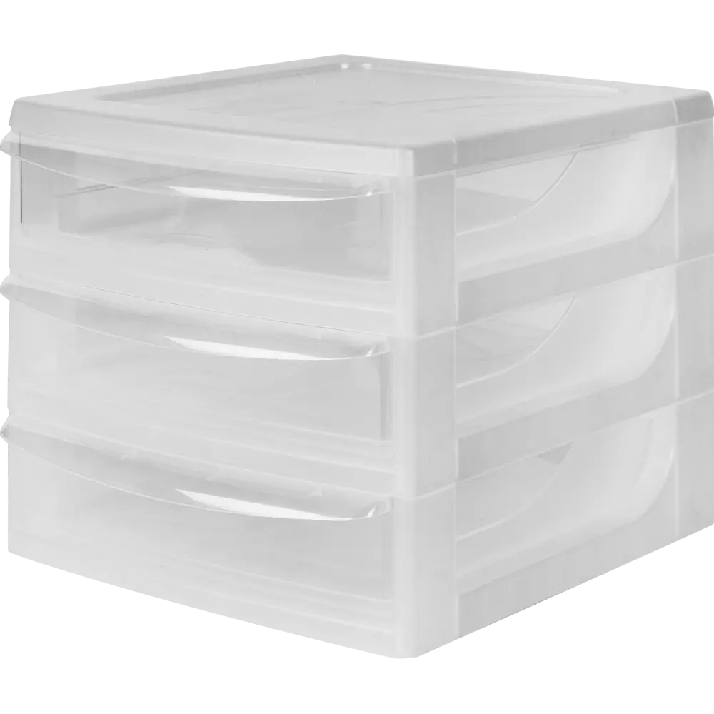 ECONOVA Органайзер настольный A6 с тремя прозрачными ящиками 82175733 STLM-0021201 - Вид №1