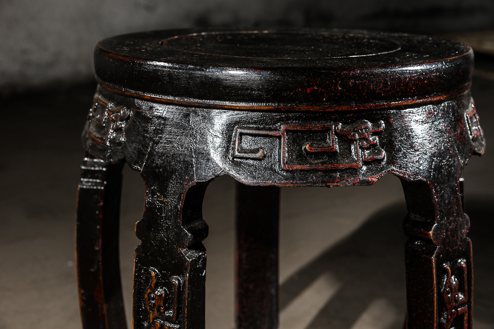 Табурет Дунь Коричневый ДОМАШНЯЯ ОБСТАНОВКА CHINA 017400 Коричневый Santreyd  - Вид №2