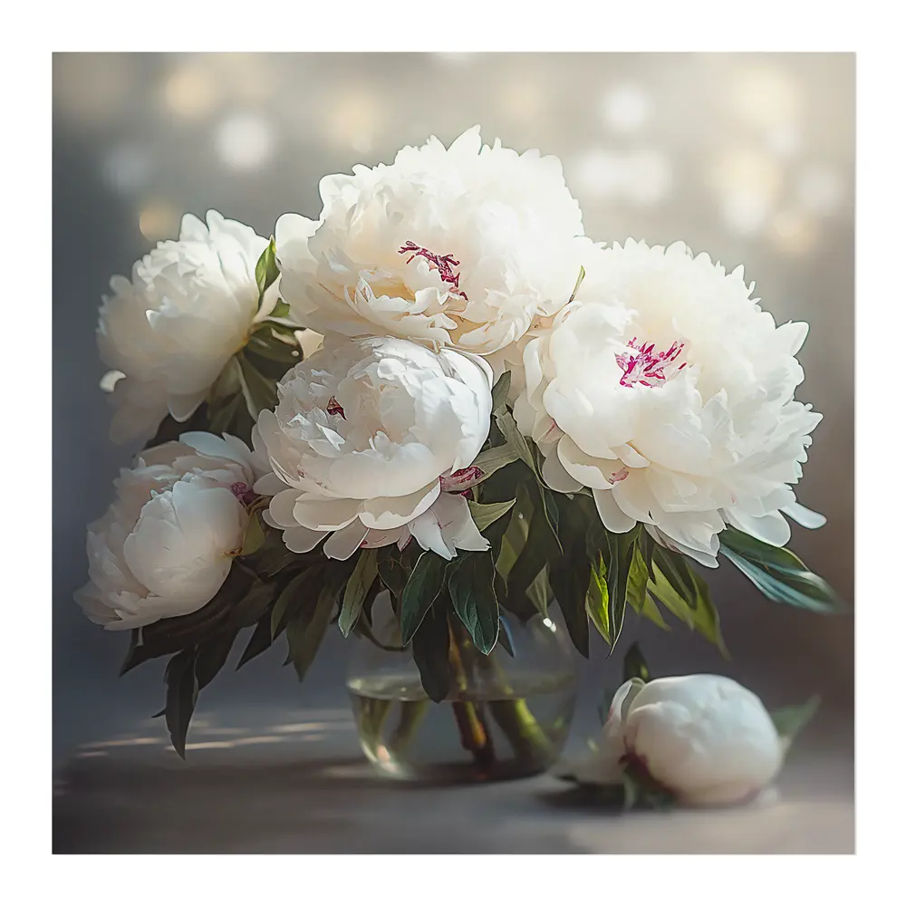 Канвас Пионы 30x30 см 87964162 STLM-2069483 Santreyd 
