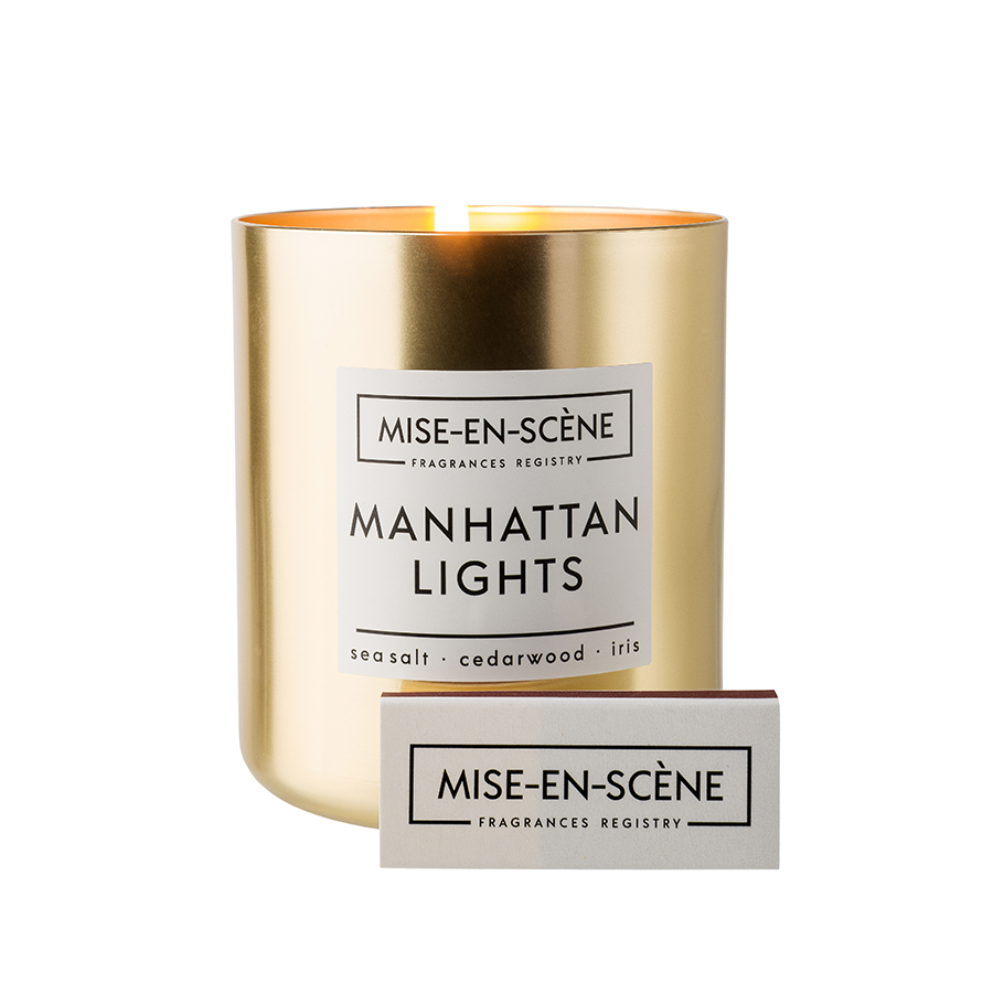 Свеча ароматическая Mise En Scene Manhattan Lights AMBIENTAIR  00-3894982 Золото  - Вид №4