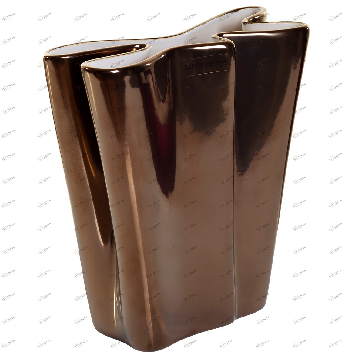 Ваза керамическая 18*9*17 GARDA DECOR - 033909 Коричневый 